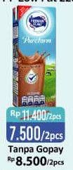 Promo Harga FRISIAN FLAG Susu UHT Purefarm Swiss Chocolate 225 ml - Alfamart