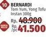 Promo Harga BERNARDI Instan Tom Yum, Yong Tofu 300 gr - LotteMart