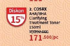 Promo Harga Cosrx AHA/ BHA Clarifying Treatment Toner 150 ml - Guardian