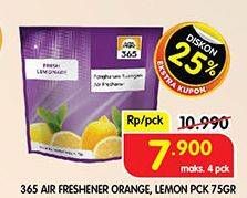 Promo Harga 365 Air Freshener Orange, Lemon 75 gr - Superindo
