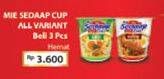 Promo Harga SEDAAP Mie Cup All Variants per 3 pcs - Indomaret