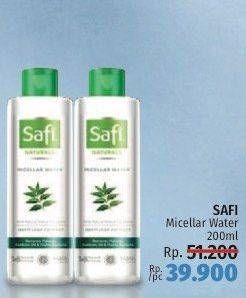 Promo Harga SAFI Naturals Micellar Water With Neem 200 ml - LotteMart