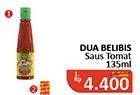 Promo Harga DUA BELIBIS Saus Tomat 135 ml - Alfamidi