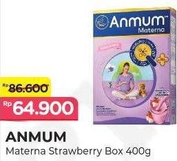 Promo Harga ANMUM Materna Strawberry White Chocolate 400 gr - Alfamart