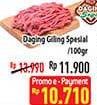 Promo Harga Daging Giling Sapi Spesial per 100 gr - Hypermart