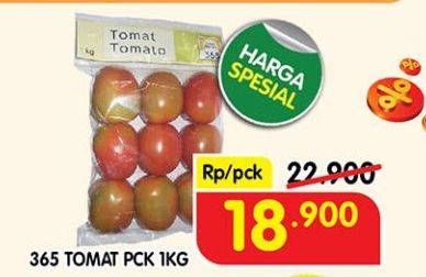 Promo Harga 365 Tomat 1000 gr - Superindo