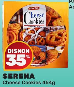 Promo Harga SERENA Cheese Cookies 454 gr - Yogya