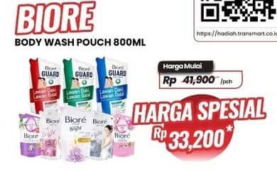 Promo Harga Biore Body Wash  - Carrefour