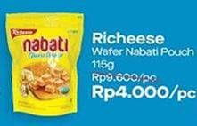 Promo Harga NABATI Wafer Cheese 115 gr - Alfamart