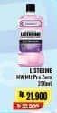 Promo Harga Listerine Mouthwash Antiseptic Zero 250 ml - Alfamart