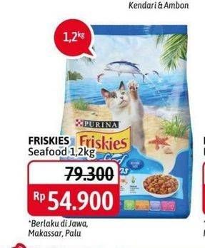 Promo Harga FRISKIES Makanan Kucing Dry Seafood Sensations 1200 gr - Alfamidi