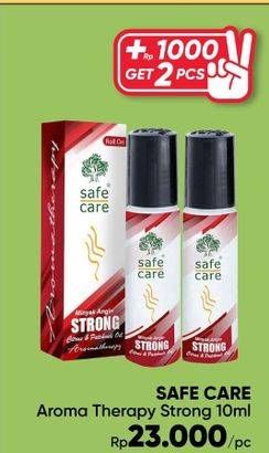Promo Harga SAFE CARE Minyak Angin Aroma Therapy Strong 10 ml - Guardian