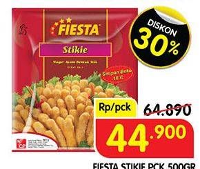 Promo Harga Fiesta Naget Stikie 500 gr - Superindo