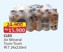Promo Harga CLEO Air Minum per 24 botol 220 ml - Alfamart