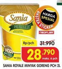 Promo Harga SANIA Minyak Goreng Royale 2000 ml - Superindo