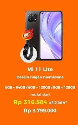 Promo Harga XIAOMI Mi 11 Lite  - Erafone