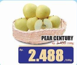 Promo Harga Pear Century per 100 gr - Hari Hari