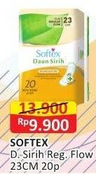 Promo Harga Softex Daun Sirih NonWing 23cm 20 pcs - Alfamart