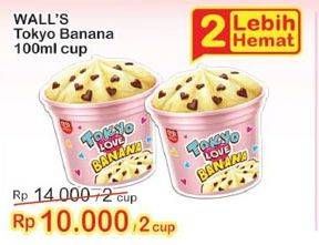 Promo Harga WALLS Tokyo Love Banana per 2 pcs 100 ml - Indomaret