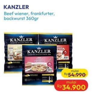Promo Harga Kanzler Beef Wiener/Bockwurst/Frankfurter  - Hypermart