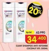 Promo Harga CLEAR Shampoo Coconut Rice Freshness 300 ml - Superindo