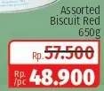 Promo Harga KHONG GUAN Assorted Biscuit Red Mini 650 gr - Lotte Grosir