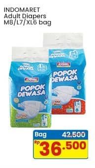 Promo Harga Indomaret Diapers Adult M8, XL6, L7 6 pcs - Indomaret