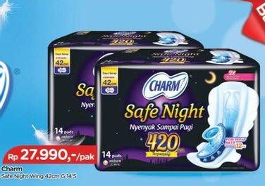 Promo Harga Charm Safe Night Gathers 42cm 14 pcs - TIP TOP