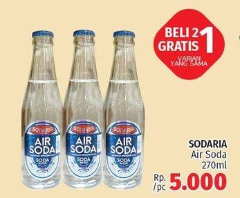 Promo Harga SODARIA Air Soda 270 ml - LotteMart