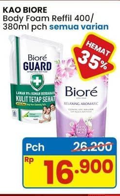 Promo Harga Biore Body Foam Beauty All Variants 400 ml - Indomaret