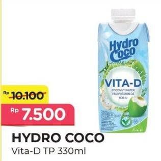 Promo Harga Hydro Coco Vita-D 330 ml - Alfamart
