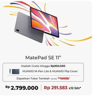 Promo Harga Huawei Matepad SE  - Erafone