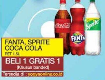 Fanta, Sprite, Coca Cola PET 1.5L