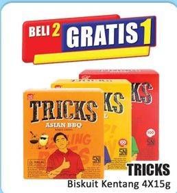 Promo Harga Tricks Biskuit Kentang per 4 pcs 15 gr - Hari Hari