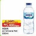 Promo Harga Aqua Air Mineral 330 ml - Alfamart