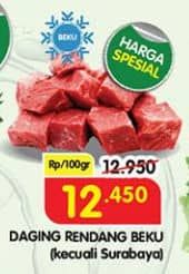 Promo Harga Daging Rendang Sapi per 100 gr - Superindo