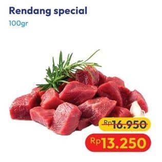 Promo Harga Daging Rendang Sapi Special per 100 gr - Hypermart