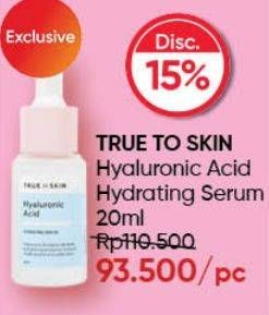 Promo Harga True To Skin Hyaluronic Acid Hydrating Serum 20 ml - Guardian