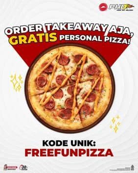 Promo Harga Gratis Personal Pizza  - Pizza Hut