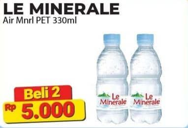 Promo Harga Le Minerale Air Mineral 330 ml - Alfamart