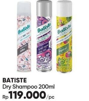 Promo Harga BATISTE Dry Shampoo 200 ml - Guardian