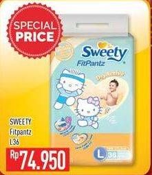 Promo Harga Sweety Fit Pantz Dry Active L36  - Hypermart