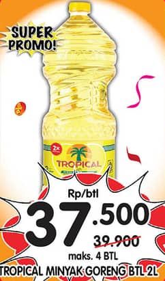 Promo Harga Tropical Minyak Goreng 2000 ml - Superindo