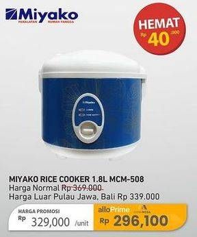 Promo Harga Miyako MCM-508 Magic Warmer Plus 1.8 liter 1800 ml - Carrefour