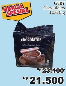 Promo Harga Chocolatos Chocolate Bubuk per 10 pcs 20 gr - Giant