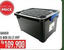 Promo Harga XAVIER X-box Container 55000 ml - Hypermart
