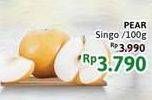 Promo Harga Pear Singo per 100 gr - Alfamidi