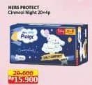 Promo Harga Hers Protex Comfort Night Wing 35cm, Wing 30cm 24 pcs - Alfamart