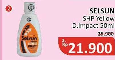 Promo Harga SELSUN Shampoo Yellow Double Impact 50 ml - Alfamidi