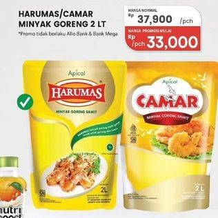 Promo Harga Camar/Harumas Minyak Goreng 2l  - Carrefour